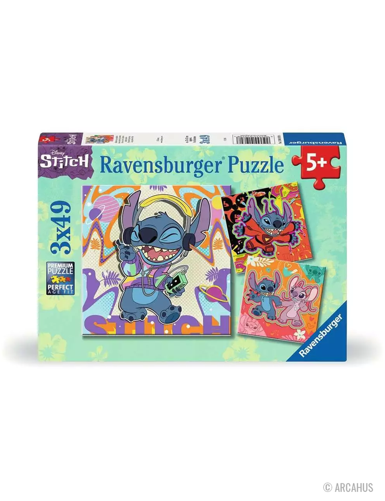 Lilo et Stitch - Set 3 Puzzles 49P Disney