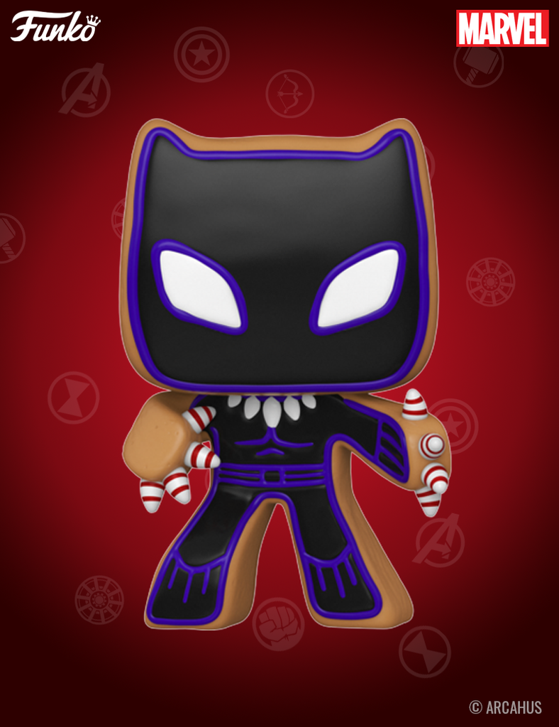 Black Panther (Gingerbread) n° 937 - Figurine Funko POP! Marvel Pain d'épices