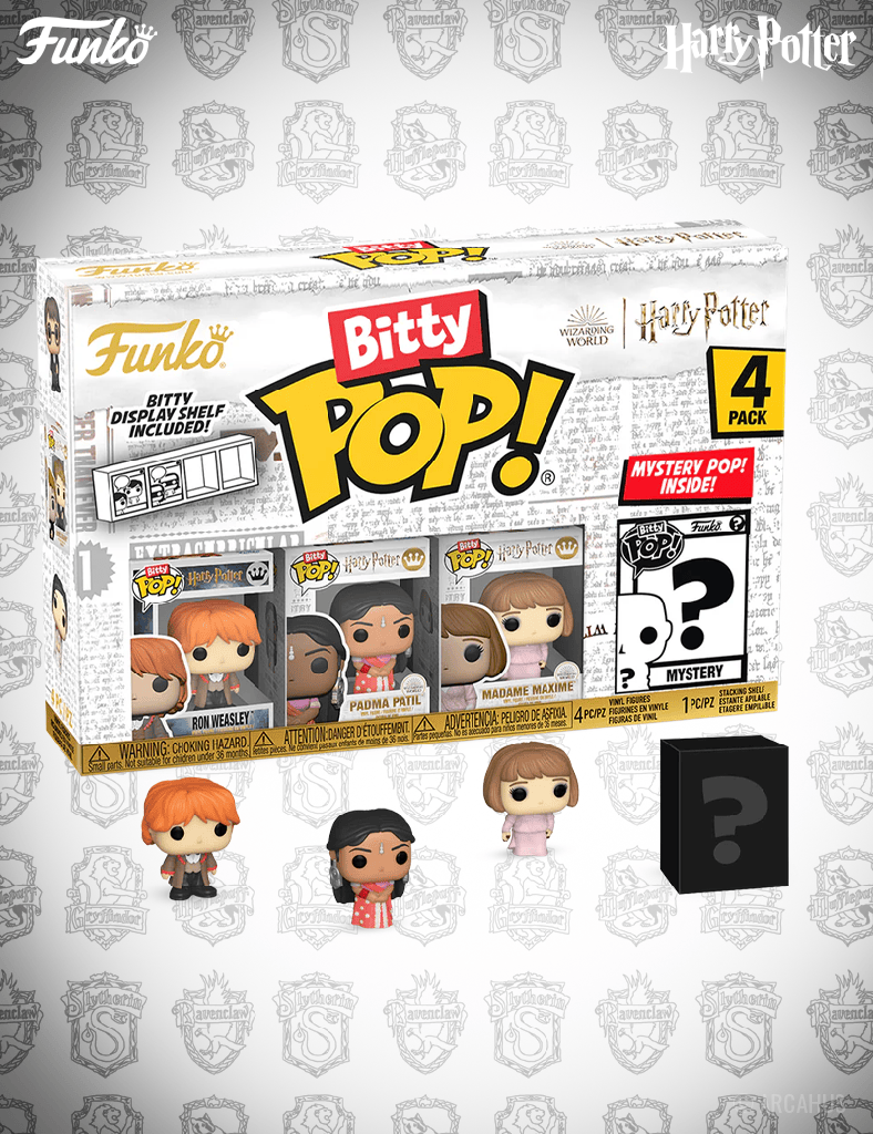 Pack de 4 figurines - Funko Bitty POP! Harry Potter Série 3