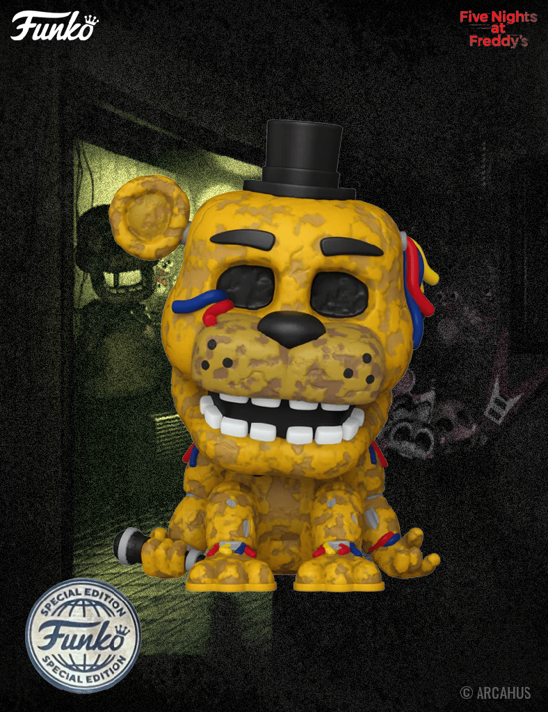 Withered Golden Freedy n° 1033 - Figurine Funko POP! Games Five Nights at Freddy's