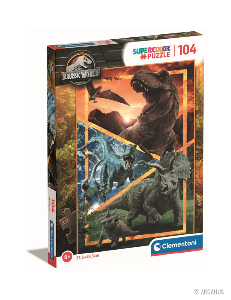 Dinosaures - Puzzle Super 104P Jurassic World