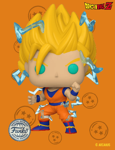 SS2 Goku (GITD) n° 865 - Figurine Funko POP! Animation Dragon Ball Z
