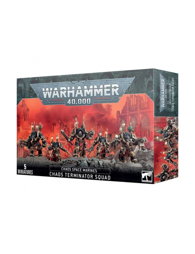 Escouade de Terminators du Chaos - Figurine Miniature Warhammer 40,000 Chaos Space Marines