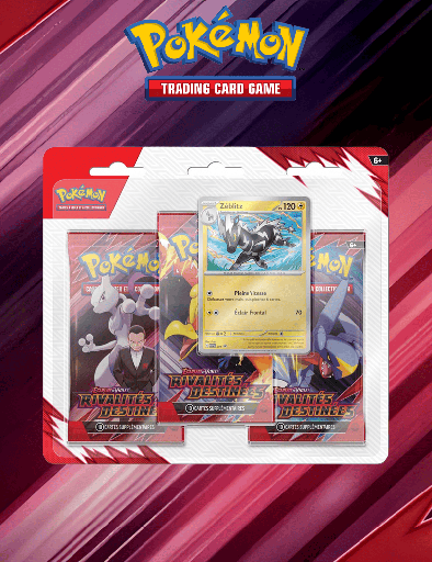 Tripack Rivalités Destinées -  Pack de 3 Boosters VF EV 10 Écarlate et Violet