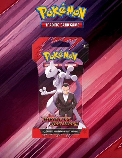 Booster Rivalités Destinées -  Booster 1pc Aléatoire Pokémon VF EV 10 Écarlate et Violet