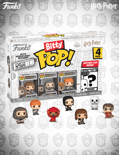 Pack de 4 figurines - Funko Bitty POP! Harry Potter Série 2