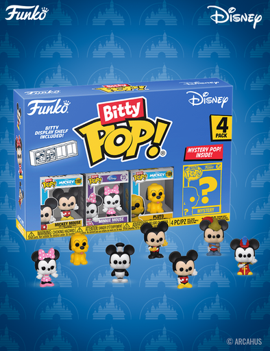 Pack de 4 figurines - Funko Bitty POP! Disney Série 1