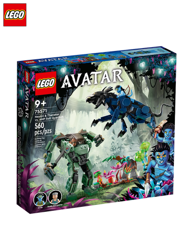 Neytiri et le Thanator vs. Quaritch dans l’exosquelette AMP - Lego Avatar 75571