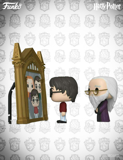 Harry Potter & Albus Dumbledore with the Mirror of Erised n° 145 - Figurine Funko POP! Moment Wizarding World Harry Potter