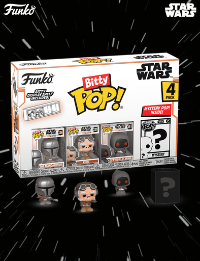 Pack de 4 figurines - Funko Bitty POP! Star Wars The Mandalorian Série 2