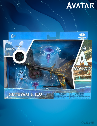 Neteyam & Ilu - Avatar World of Pandora - 13 cm