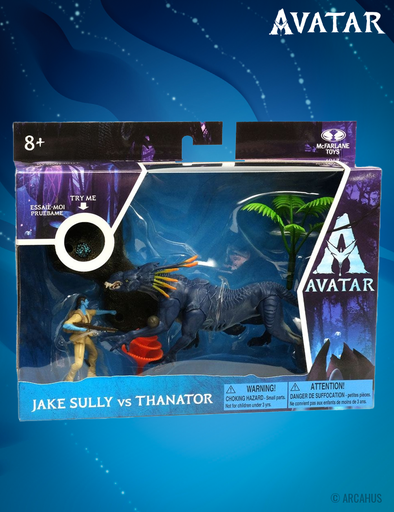 Jake Sully vs Thanator - Avatar World of Pandora - 13 cm