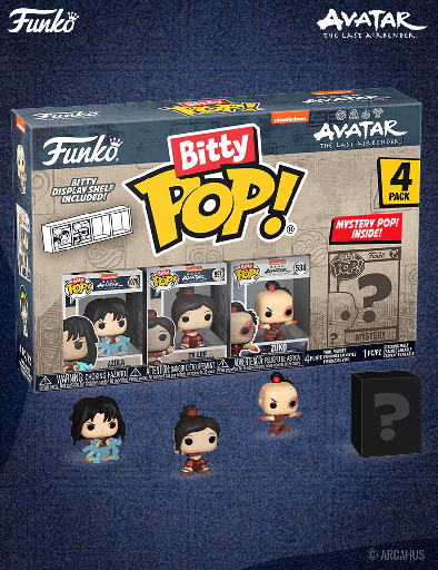 Pack de 4 figurines - Funko Bitty POP! Avatar The Last Airbender Série 1