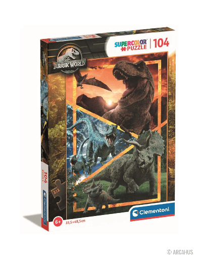 Dinosaures - Puzzle Super 104P Jurassic World